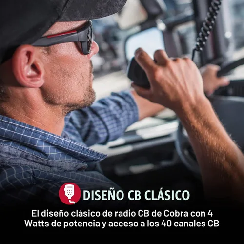 Vista 4 de Cobra Radio CB profesional de 29 LTD + cable coaxial RG-58A/U de 18 pies con conectores Pl-259