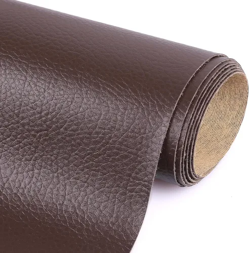 Vista 11 de Tela de Tapicería de Vinilo de Cuero Sintético por Yarda 55" de Ancho Material de Cuero Sintético Suave en Láminas para Muebles Marino Manualidades