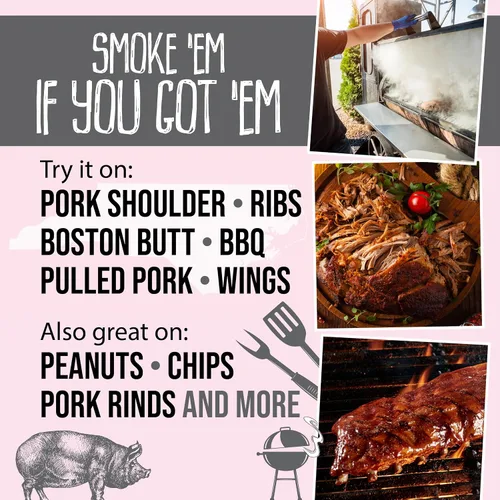 Vista 3 de Rub orgánico para barbacoa – Smoke Em If You Got Em by Flavor Seed, Carolina del Norte, condimento dulce y picante sin gluten para asar costillas
