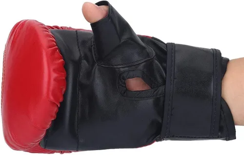 Vista 6 de Guantes de boxeo para entrenamiento, 1 par de guantes de saco de arena para hombres, mujeres y adultos, para entrenamiento profesional, boxeo
