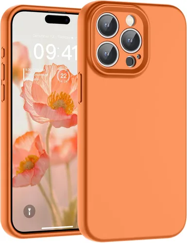 Vista 15 de SUPFINE - Funda diseñada para iPhone 12, silicona líquida premium con [forro de microfibra suave antiarañazos][protección de cámara mejorada], funda