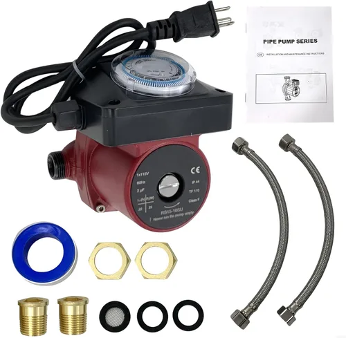 Vista 9 de 0011-F4 Hot Water Circulator Pump 1/8 HP 115V Compatible with Taco