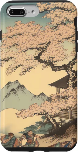 Vista 9 de iPhone 15 Renaissance Rumble Sumo in Blossom Glory Power and Petals Case