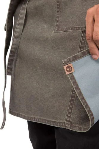 Vista 5 de Chef Works Denver - Delantal con espalda cruzada para hombre