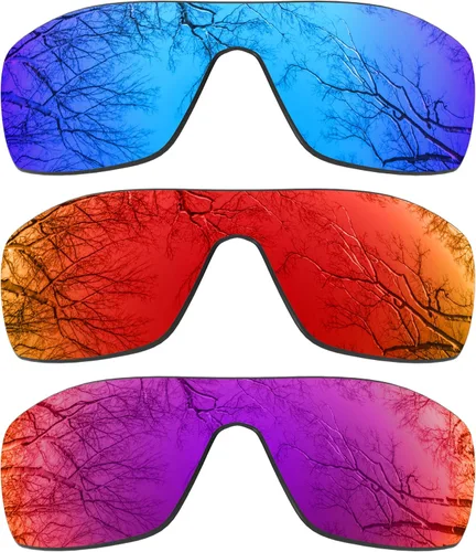 Vista 11 de ToughAsNails Juego de 3 lentes polarizadas de repuesto para gafas de sol Oakley Dart