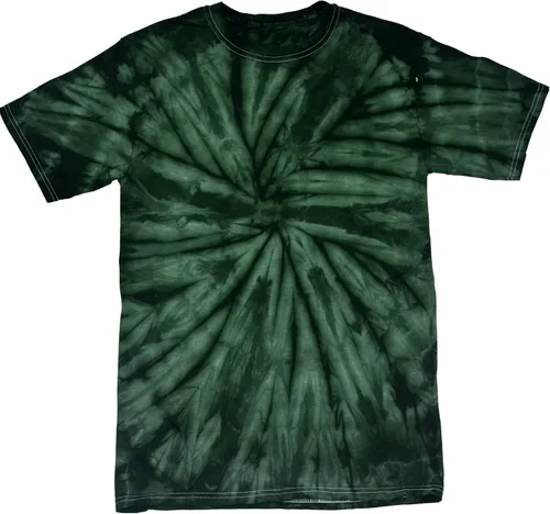 Vista 29 de Colortone Camisetas de teñido anudado de araña para hombres y mujeres, camisetas unisex de manga corta con teñido anudado para adultos Blaze