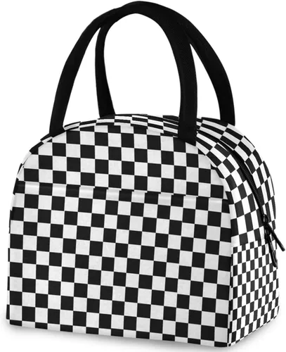 Vista 25 de Bolsa de almuerzo reutilizable para mujer africana con bolsillo frontal con cierre de cremallera aislada, bolsa térmica para el trabajo, picnic