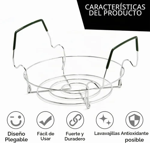 Vista 3 de Norpro Estante para conservas pequeño, 8 pulgadas