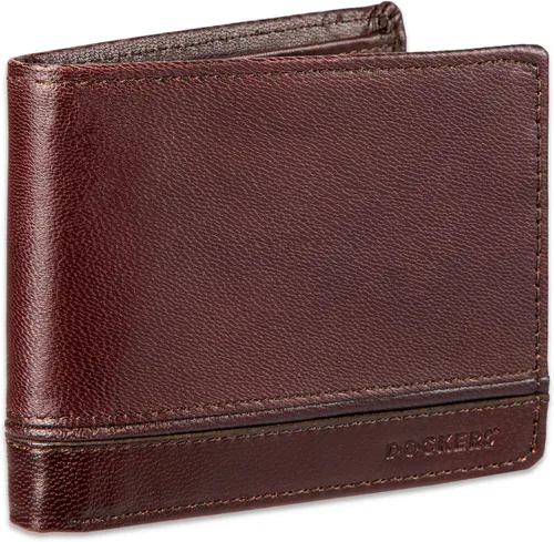 Vista 22 de Dockers Mens piel Capacidad extra Slimfold Bifold Wallet
