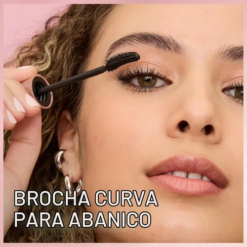 Vista 4 de Maybelline Lash Sensational - Máscara lavable, alargadora y voluminizadora para un efecto de abanico completo, negro más negro, 1 unidad Blackest