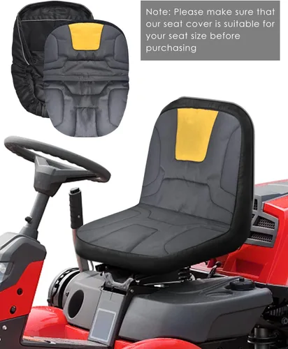 Vista 6 de PACETAP Funda para Asiento de Cortacésped, Funda de Asiento Impermeable de Oxford 600D Resistente con Acolchado, Funda para Asiento de Tractor