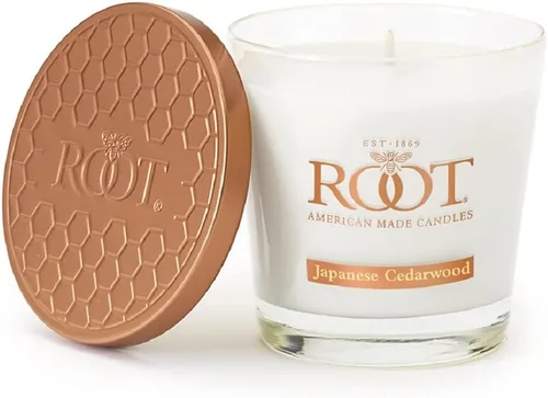 Vista 11 de Root Candles Velas perfumadas de panal Veriglass Premium hecha a mano con mezcla de cera de abeja, pequeña, Hosta