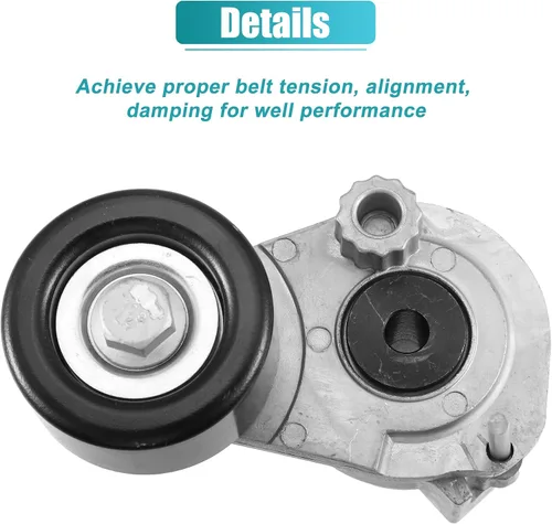 Vista 6 de X AUTOHAUX Tensor de correa con polea para Chevrolet Cruze 2011-2016 para Chevrolet Sonic 2012-2018 Reemplazar 55556090/55593512