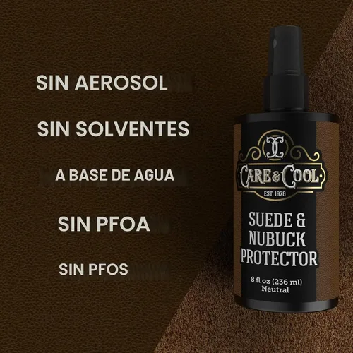 Vista 9 de Care & Cool Suede & Nubuck Protector Spray, Water & Stain Repellent