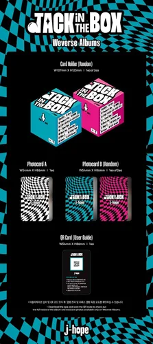 Vista 2 de BTS J-HOPE Jack In The Box Weverse Album A Version ContentsTracking Sealed