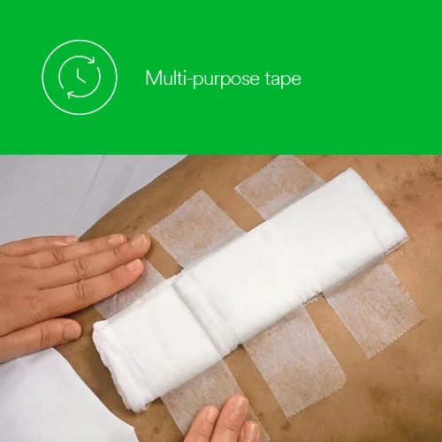 Vista 2 de 3M™ Micropore™ - Cinta quirúrgica, 1530-3, 7,5 cm x 9,1 m, 3 pulgadas x 10 yardas, 4 rollos/caja