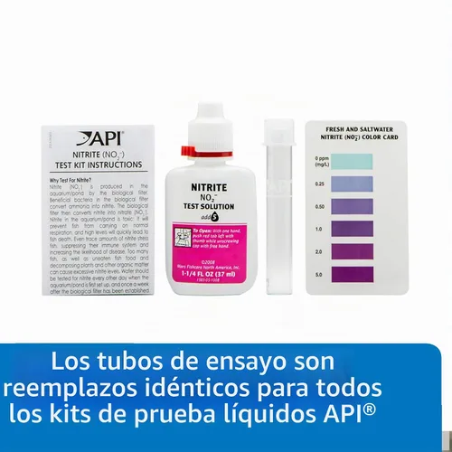 Vista 6 de API Tubos de ensayo de plástico de repuesto con tapas para cualquier kit de prueba de acuario, incluyendo el kit de prueba maestro de agua dulce API