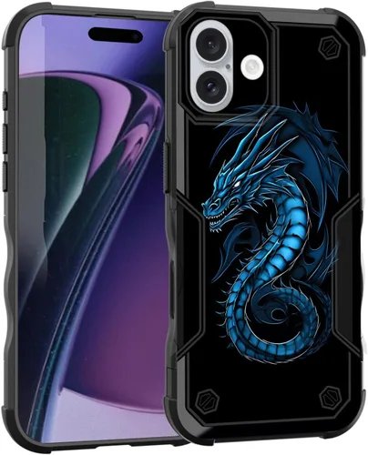 Vista 110 de Funda para iPhone Air, [doble capa] [protección contra caídas de grado militar de 10 pies] Funda resistente a prueba de golpes para iPhone Air
