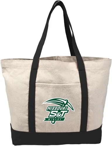 Vista 318 de Campus Lab Bolsa de lona con logotipo primario colegiado con bolsillo externo, bolsa de hombro reutilizable para ir de compras, playa Águilas A&m