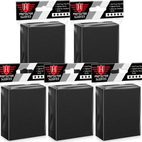 Vista 9 de 1000 unidades de fundas para tarjetas de carga superior para cartas coleccionables, 10 colores de fundas suaves para tarjetas de béisbol estándar
