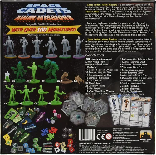 Vista 2 de Juego de mesa de "Space cadets away missions".