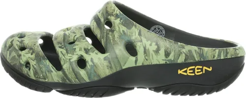 Vista 12 de KEEN Yogui Arts - Pantuflas para hombre, verde (camo green)