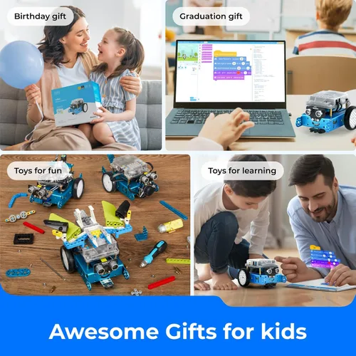 Vista 8 de Kit de Robot mBot de Makeblock, Robótica para Niños de 8 a 12 años, Aprende a Programar con Scratch y Arduino, Juguetes STEM Kits de Ciencia