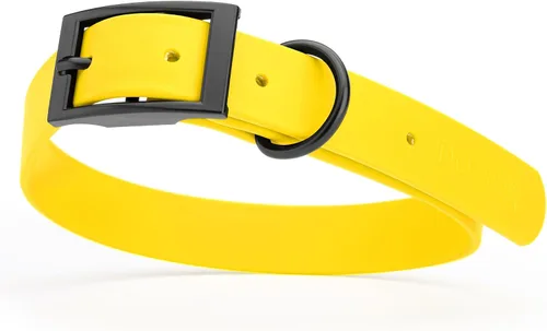 Vista 84 de Dogline Biothane - Collar impermeable para perro con hebilla de liberación rápida, resistente cincha de nailon recubierta con resistente y a prueba