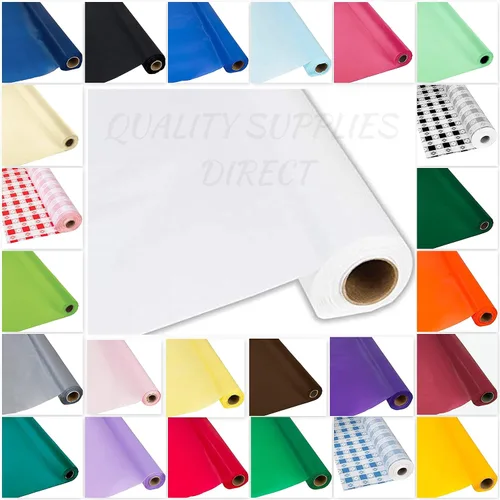 Vista 23 de DIY Craft - Rollo de plástico negro para mesa de banquete, 300 pies de largo (26 colores)