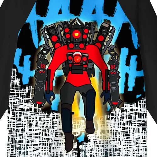 Vista 5 de Skib-di - Conjunto de pantalón para niños, Titan Speakerman TV, hombre, jugador, manga larga, camarógrafo, ropa de 2 piezas, talla 5-12 años