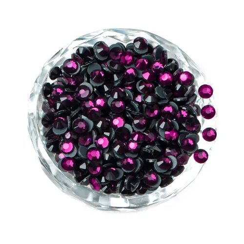 Vista 12 de LPBeads 10000 unidades de diamantes termoadhesivos SS6 amatista con parte trasera plana, gemas de diamantes de imitación de cristal redondas