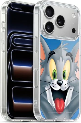 Vista 102 de Head Case Designs Funda de gel de cara completa con licencia oficial de Tom y Jerry Jerry [protección de grado militar] compatible con Apple iPhone