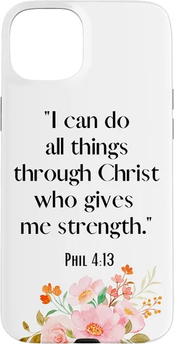 Vista 9 de I Can Do All Things Through Christ Jesus Philippians 4:13 Case for iPhone 17