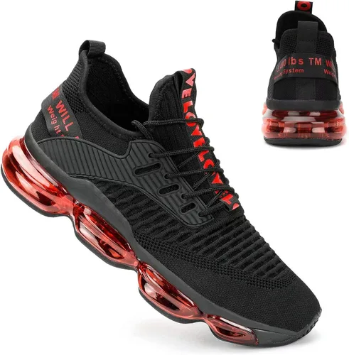 Vista 2 de Kapsen Mens Running Shoes Air Cushion Tennis Walking Sneakers Casual Sport Gym Jogging