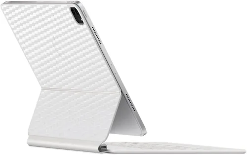 Vista 77 de SopiGuard Skin for 2021 Magic Keyboard Case 12.9 Precision - Adhesivo de vinilo de borde a borde superior, teclado y panel trasero (negro cepillado)