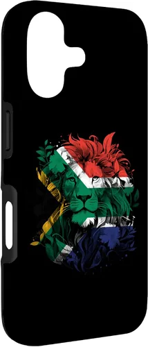 Vista 3 de South African Flag Vintage Lion South Africa Pride Leeu Case for iPhone 17