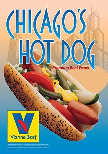Vista 2 de Vienna® Beef - Kit para perros calientes estilo Chicago 16 PACK