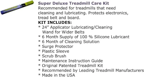 Vista 3 de ProTech -N-Walk Deluxe - Kit de cuidado de cinta de correr original Kit de limpieza y lubricación - Socio oficial para los principales fabricantes