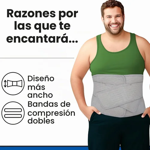 Vista 5 de Abdominal Binder Post Cirugía Tummy Tuck – Banda para el vientre posparto Recuperación de la faja abdominal post C Cinturón de hernia