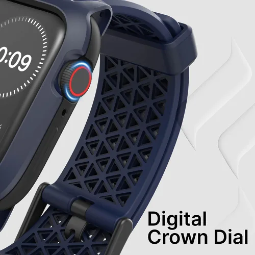 Vista 5 de Catalyst Funda diseñada para Apple Watch Series SE 2022, Series 6/5 y 4 de 1.732 in, edición de hebilla, a prueba de caídas de 9.9 pies, correa