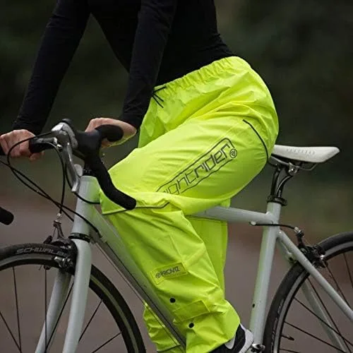 Vista 2 de Proviz Nightrider - Pantalones impermeables, color amarillo seguro