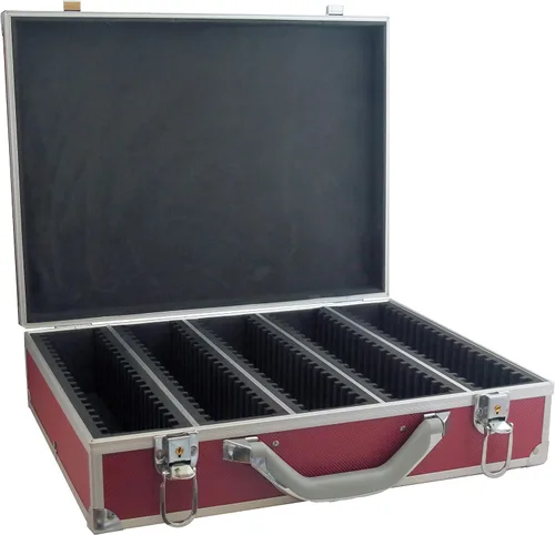 Vista 19 de Ursae Minoris Elite - Caja de aluminio negra para 12 portamonedas de estilo certificado o certificado NGC, PCGS, ANACS, Elite, Lighthouse, BCW Negro