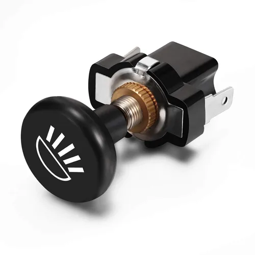 Vista 3 de HESTYA Interruptor de luz para carrito de golf, 3 piezas, interruptor de luz de empuje de 12 voltios para carrito de golf, botón de empuje y tirón