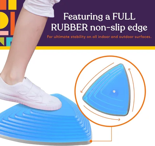 Vista 3 de Special Supplies Stepping Stones for Kids Indoor and Outdoor Balance Blocks Promote Coordination, Balance, Strength Child Safe Rubber, Non-Slip