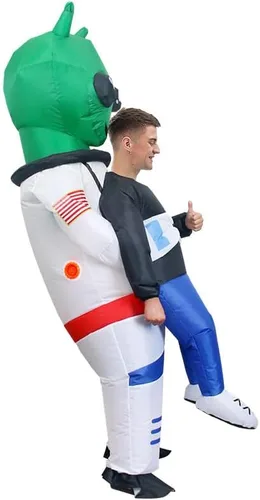 Vista 3 de SVNVIOZ Disfraces inflables para adultos, traje inflable de Halloween, vestido divertido para hombres y mujeres, traje de fiesta de Halloween