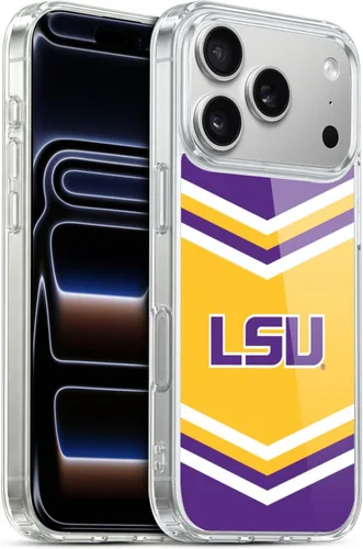 Vista 204 de Head Case Designs Funda de gel suave con licencia oficial de la Universidad Estatal de Louisiana LSU Camou compatible con Apple iPhone 7 Plus/iPhone