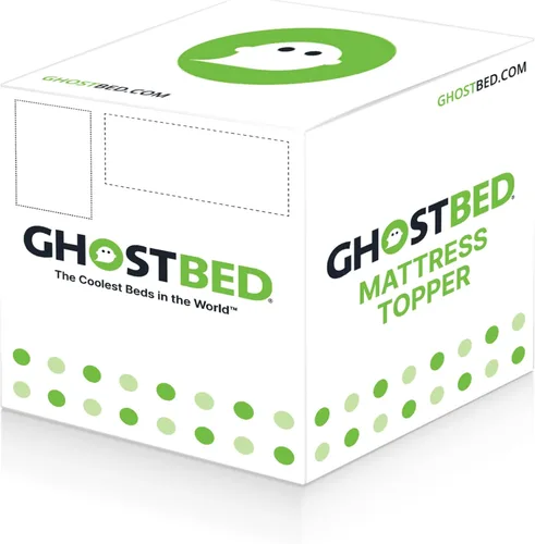 Vista 9 de GhostBed Cubrecolchón de espuma viscoelástica de gel refrescante de 3 pulgadas, funda impermeable, protector y cubrecolchón en uno, tamaño individual