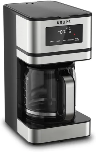 Vista 10 de KRUPS: Simply Brew - Cafetera de 2 tazas, cafetera de goteo de una sola porción de acero inoxidable y vaso de viaje, vaso de acero inoxidable de 14