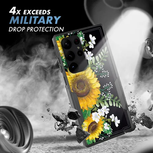 Vista 87 de Funda para Galaxy A14 5G, resistente de doble capa híbrida de policarbonato duro, goma suave, a prueba de golpes, funda protectora resistente