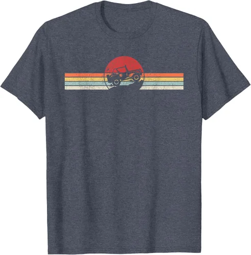 Vista 66 de Camiseta retro vintage Off Road 4X4 Negro